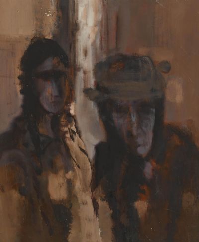 Spanish Figures by George Campbell sold for €1,400 at deVeres Auctions