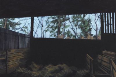 SHEEP SHED - KELSHA by Dorothy Smith  at deVeres Auctions