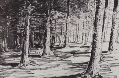 FOREST THREE by Brendan Early sold for €140 at deVeres Auctions