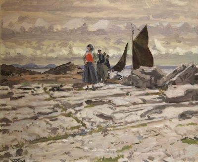 EARLY MORNING, CLIFDEN, CONNEMARA by Maurice MacGonigal sold for €17,000 at deVeres Auctions