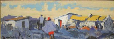 EARLY MORNING, CLIFDEN, CONNEMARA by Maurice MacGonigal sold for €17,000 at deVeres Auctions