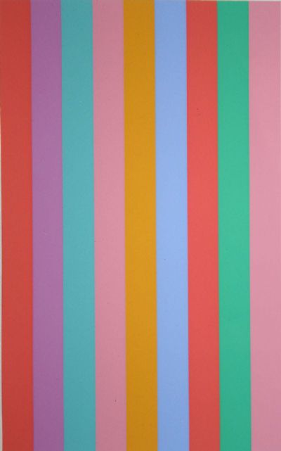 LARGE FRAGMENT by Bridget Riley sold for €12,500 at deVeres Auctions