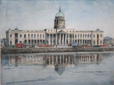 Vanishing Dublin by Flora Mitchell sold for €220 at deVeres Auctions