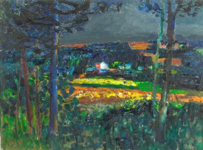 PAYSAGE DES REVES MAUVAIS (1940) by Colin Middleton sold for €50,000 at deVeres Auctions