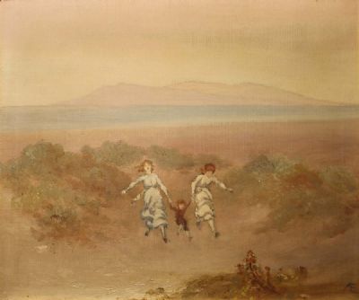 IN THE SAND DUNES by George Russell AE, at deVeres Auctions