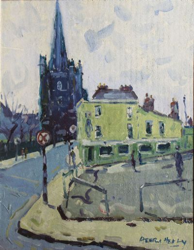 ST PATRICKS CATHEDERAL by Henry Healy  at deVeres Auctions