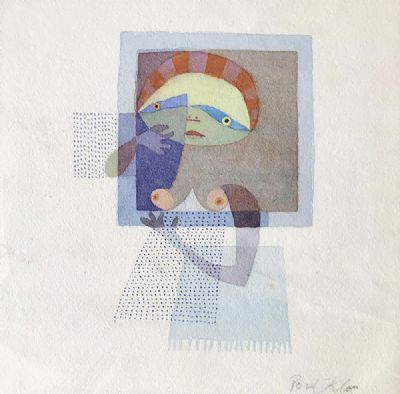 HOMAGE TO PAUL KLEE by Colin Middleton sold for €1,400 at deVeres Auctions