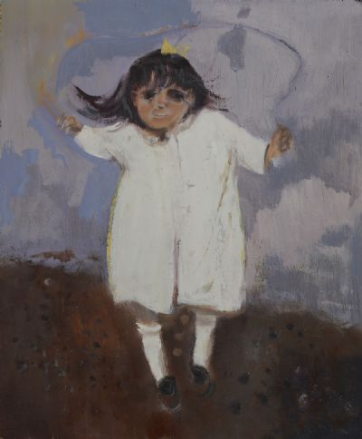 SKIPPING by George Campbell sold for €1,600 at deVeres Auctions