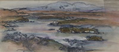 COASTAL LANDSCAPE, WEST OF IRELAND by George Campbell sold for €200 at deVeres Auctions