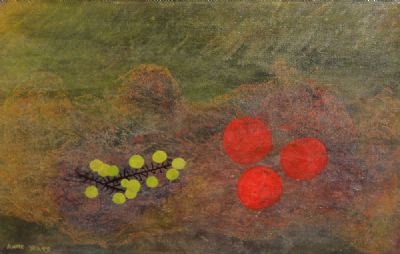 GRAPES AND RED FRUIT by Anne Yeats sold for €1,600 at deVeres Auctions
