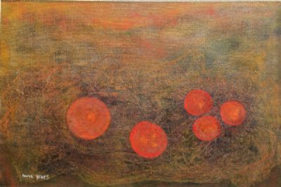 FIVE RED FRUITS by Anne Yeats sold for €1,400 at deVeres Auctions