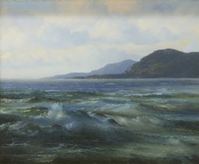 COASTAL LANDSCAPE by Eileen Meagher sold for €1,000 at deVeres Auctions