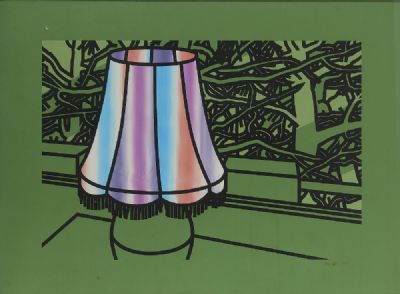 LAMP AND PINES by Patrick Caulfield sold for €1,000 at deVeres Auctions