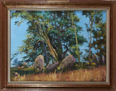 STONE CIRCLE NEAR CONG by Kenneth Webb  at deVeres Auctions