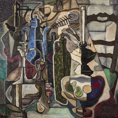 NATURE MORTE by Basil Rakoczi sold for €7,500 at deVeres Auctions