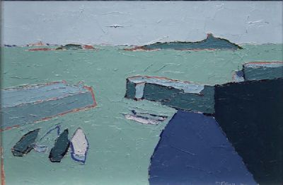 COLIEMORE HARBOUR by Mark Cullen sold for €480 at deVeres Auctions
