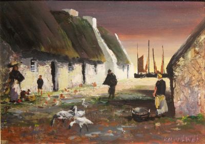 CLADDAGH MEMORY by Kenneth Webb  at deVeres Auctions