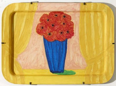 BUNCH OF FLOWERS by William Crozier sold for €1,500 at deVeres Auctions