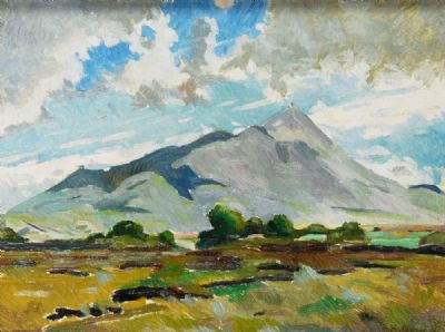 CROAGH PATRICK, CO MAYO by Kitty Wilmer O'Brien sold for €1,100 at deVeres Auctions
