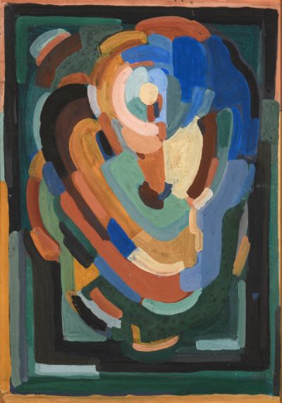 ABSTRACT COMPOSITION by Evie Hone  at deVeres Auctions