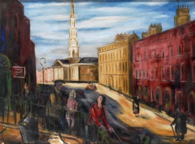 ST GEORGES CHURCH, DUBLIN by Norah McGuinness  at deVeres Auctions