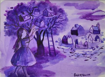 THE WISHING TREE by Rosie McGurran sold for €340 at deVeres Auctions