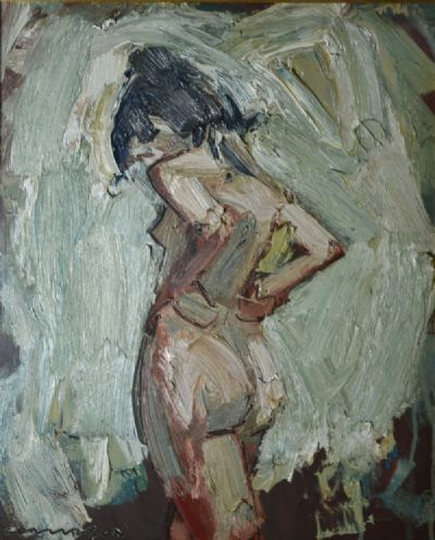 STANDING NUDE by Colin Davidson  at deVeres Auctions