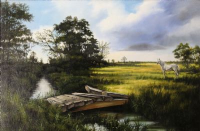 THE OLD BRIDGE by Liam Belton  at deVeres Auctions