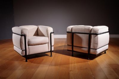 A PAIR OF LC3 ARMCHAIRS by Cassina sold for €2,600 at deVeres Auctions
