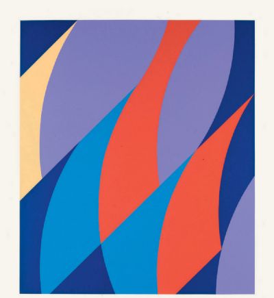 LARGE FRAGMENT by Bridget Riley sold for €12,500 at deVeres Auctions