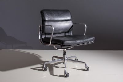 A SOFT PAD EA207 DESK CHAIR, by Charles & Ray Eames  at deVeres Auctions