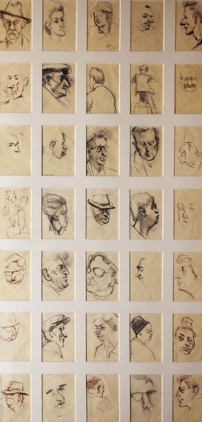 IRISH CHARACTER STUDIES by Muriel Brandt sold for €850 at deVeres Auctions