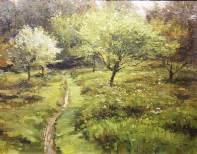GREEN WALKS by Mark O'Neill sold for €2,000 at deVeres Auctions
