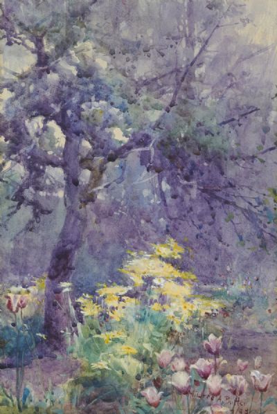 GARDEN AT KILMURRY by Mildred Anne Butler sold for €1,700 at deVeres Auctions