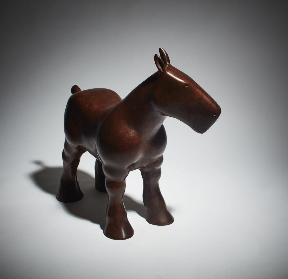 DRAUGHT HORSE by Anthony Scott sold for €4,000 at deVeres Auctions