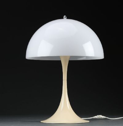 THE PANTHELLA TABLE LAMP, by LOUIS POULSEN sold for €550 at deVeres Auctions