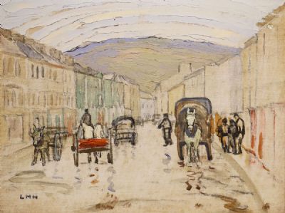 STREET SCENE, POSSIBLY BANDON by Letitia Marion Hamilton sold for €6,500 at deVeres Auctions
