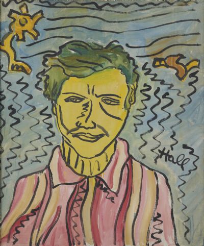 PORTRAIT OF BENNY (BASIL RAKOCZI) by Kenneth Hall  at deVeres Auctions