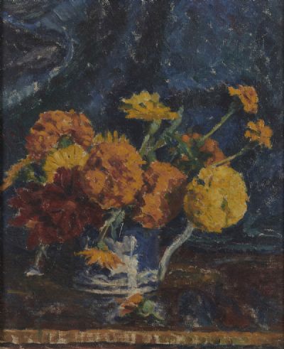 MARIGOLDS by Mainie Jellett sold for €2,000 at deVeres Auctions