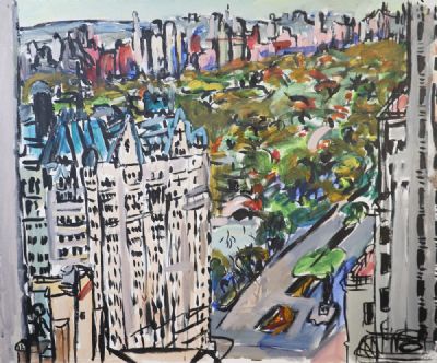 LOOKING OUT TO CENTRAL PARK by Elizabeth Cope sold for €2,800 at deVeres Auctions