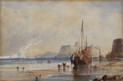 DUTCH SAILING BARGE by Edwin Hayes  at deVeres Auctions