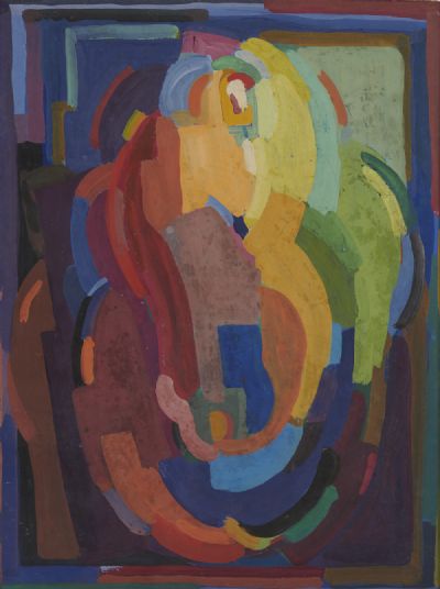ABSTRACT by Evie Hone sold for €14,500 at deVeres Auctions