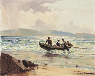 EVENING, KERRY COAST by Maurice Canning Wilks sold for €7,500 at deVeres Auctions