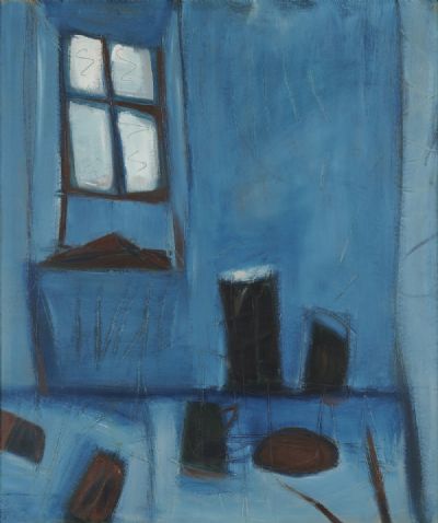 STILL LIFE AND WINDOW by Tony O'Malley sold for €44,000 at deVeres Auctions
