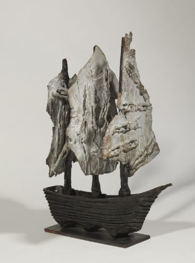 FAMINE SHIP by John Behan sold for €5,000 at deVeres Auctions