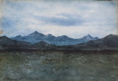 CONNEMARA HILLS by William Percy French sold for €2,600 at deVeres Auctions