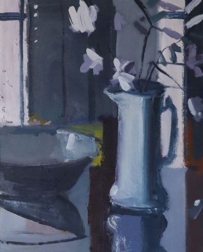 WHITE JUG AND MAGNOLIAS by Brian Ballard sold for €1,500 at deVeres Auctions