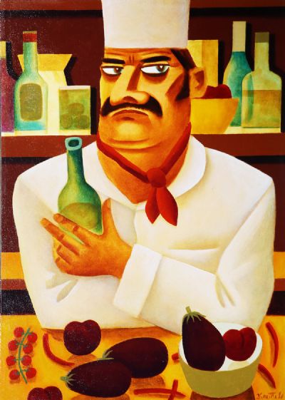 CHEF by Graham Knuttel sold for €2,400 at deVeres Auctions