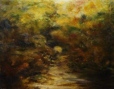 WALK IN THE WOODS, WICKLOW by Jennifer Kingston sold for €300 at deVeres Auctions