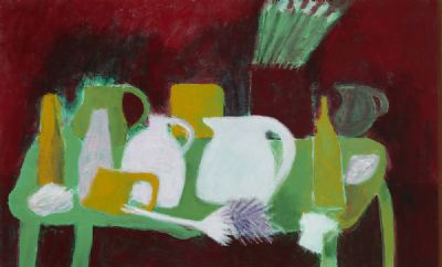 LARGE STILL LIFE by Nancy Wynne-Jones  at deVeres Auctions
